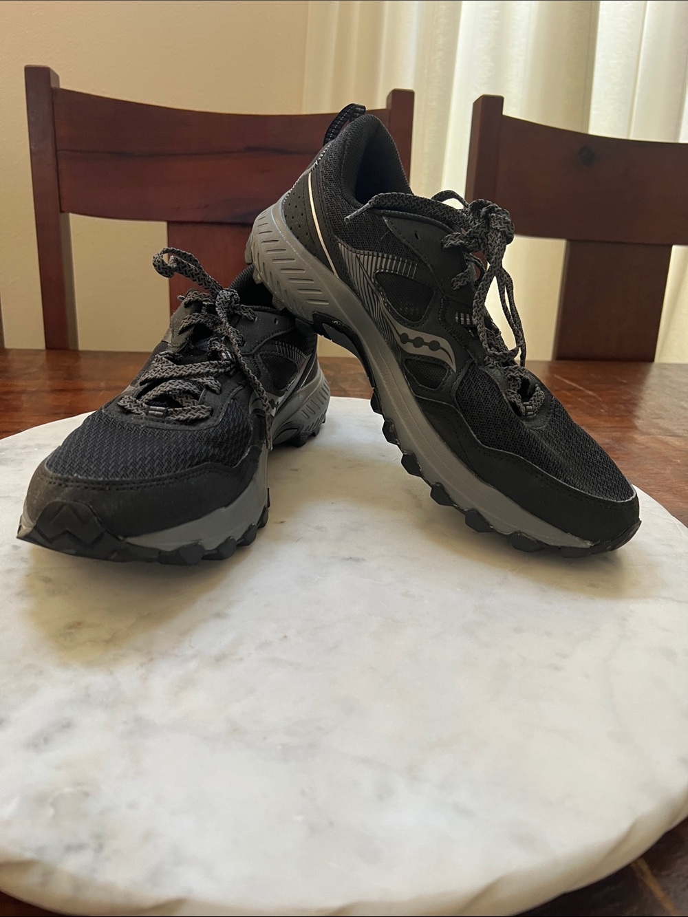 SAUCONY Men's Excursion TR16 Trail Running Shoes Black/Charcoal Grey Size 10.5